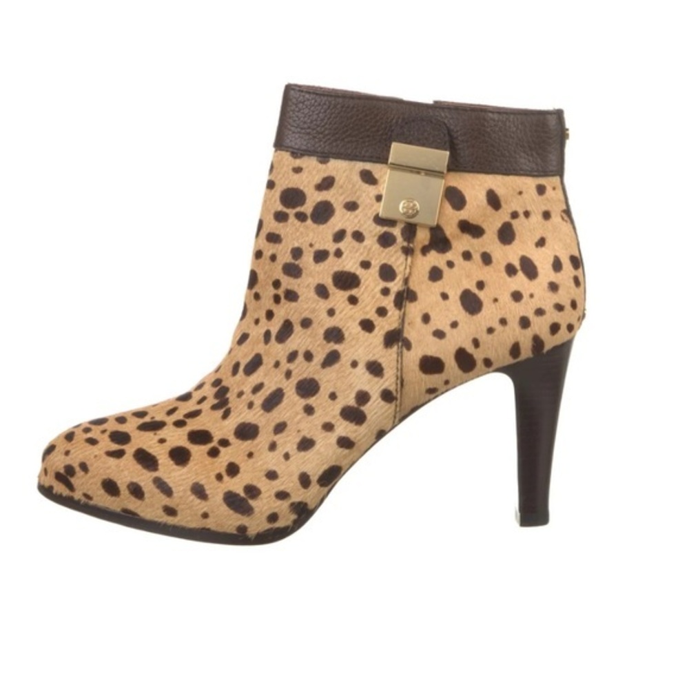 New Tory Burch Calf hair cheetah print Priscilla Boots, size 9